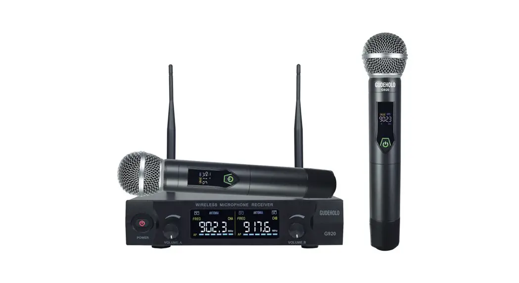 Gudeholo G920 Wireless Microphone System With Case User Manual