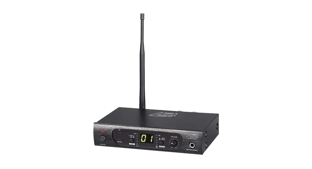 A 2000 S Professional Uhf Wireless In-ear Monitoring System With 100 Adjustable Frequencies Owner's Manual