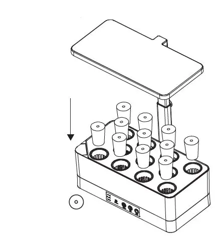 serenelife SLGLF150 Smart Indoor Herb Garden with LED Grow Lights Panel 10