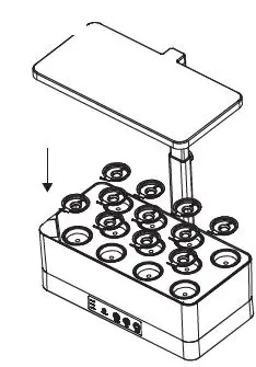serenelife SLGLF150 Smart Indoor Herb Garden with LED Grow Lights Panel 13