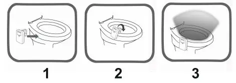 Witshine Toilet-Night Light User Guide - Easy to setup