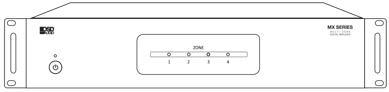 OSD AUDIO MX1260 MX Series Multi Zone Amplifier -