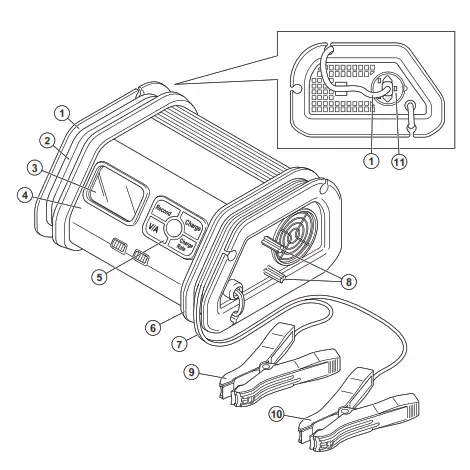 HAMRON 608210 Automatic Battery Charger - fig1