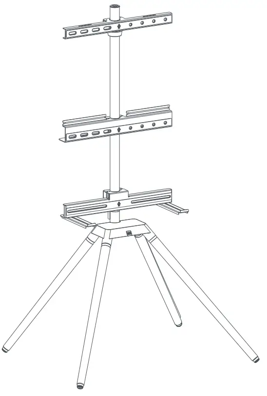 ONE FOR ALL WM7475 Universal Quadpod Tv Stand fig 10