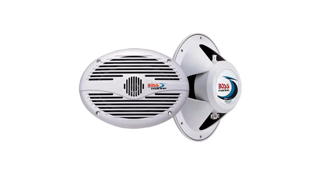 Boss Audio System Mr690 Marine 2-way Full Range Speakers Instruction Manual