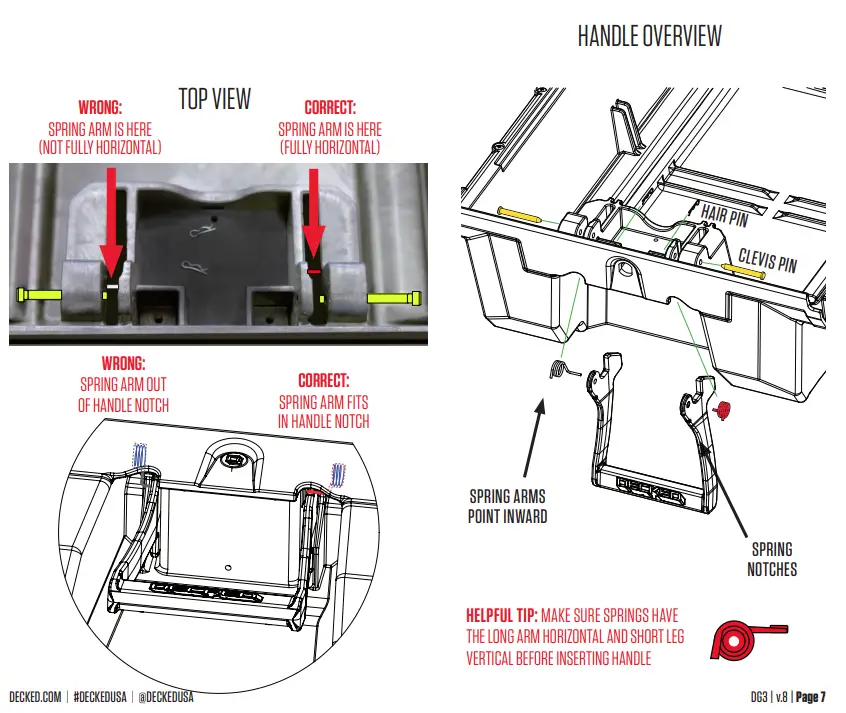 DECKED DG3 Chevy Silverado GMC Sierra Truck Bed Storage System-7