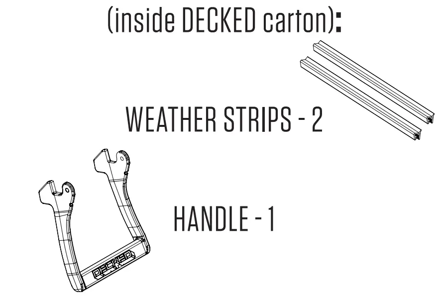 DECKED DS1 Ford Super Duty 6.9-Inch Bed Length-1