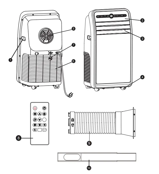 Shinco-SPF1-10C-10000-BTU-Portable-Air-Conditioner-6