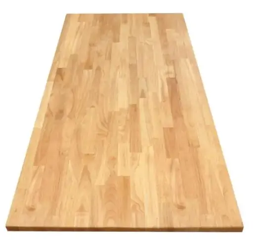 Hardwood Reflections 1525HDRWHON-72 Honey Stained hevea Butcher Block Shelving produvct