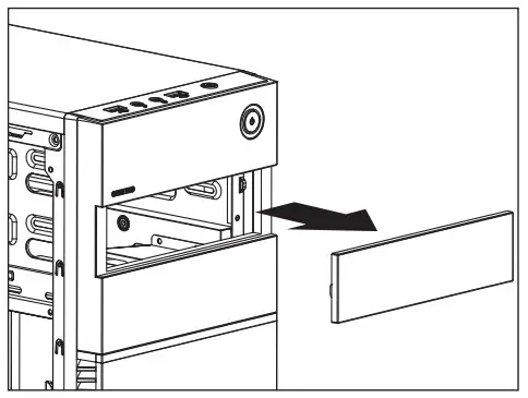 AeroCool CS-105 Mini Tower Case - PSU 2
