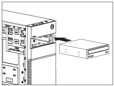 AeroCool CS-105 Mini Tower Case - PSU 3