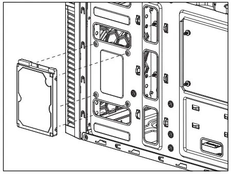 AeroCool CS-105 Mini Tower Case - PSU 7