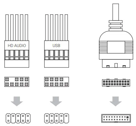 AeroCool CS-105 Mini Tower Case - Panel Connector 2