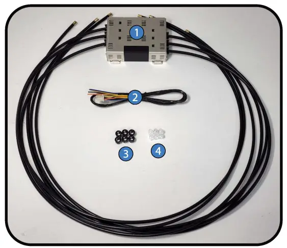 VAIS TECHNOLOGY AL6-K01 Car Interior LitLED Ambient Lighting - INCLUDED