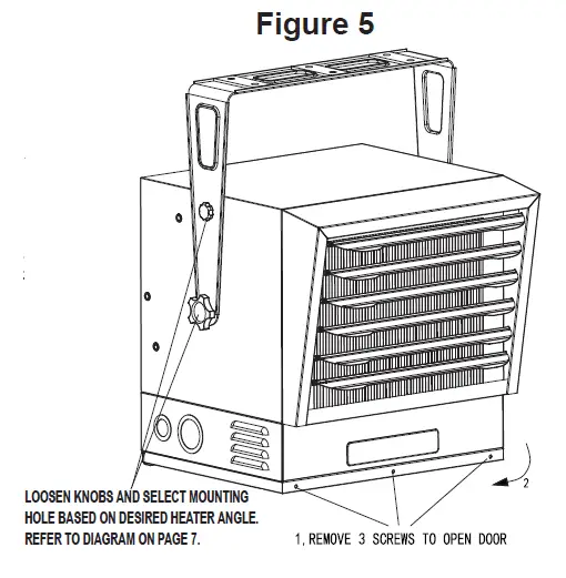 Dyna-Glo EG15000DH Dyna Glo 240 Volt Dual Power 15000 Watt Electric Garage Heater FIG (5)