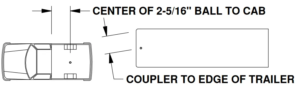 B W TEXA4200 trailer Hitches Turnoverball Extend A Goose Coupler - fig 4