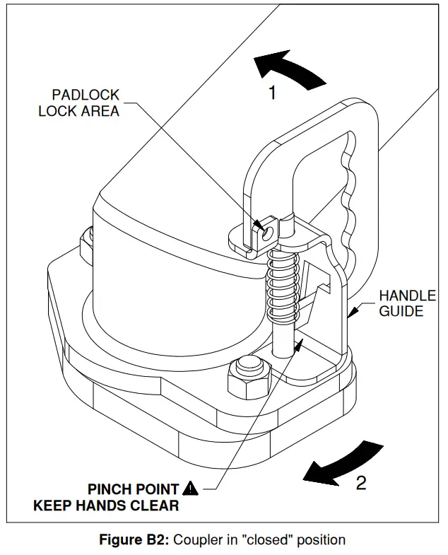 B W TEXA4200 trailer Hitches Turnoverball Extend A Goose Coupler - fig 8