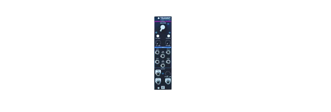 Modbap Transit 2 Channel Stereo Mixer Controls User Guide Modbap Transit 2 Channel Stereo Mixer Controls User Guide