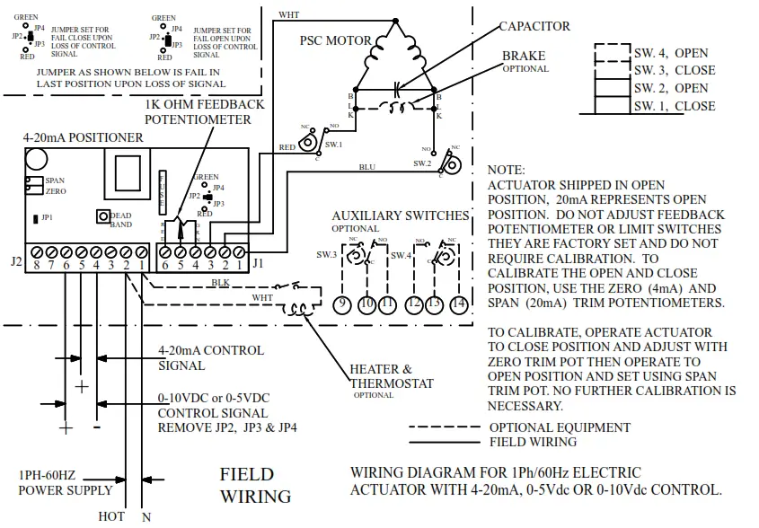W E Anderson WE05 Series 3-Piece Socket Weld Stainless Steel Ball Valve - MI01-D to MI05-D 24 VDC