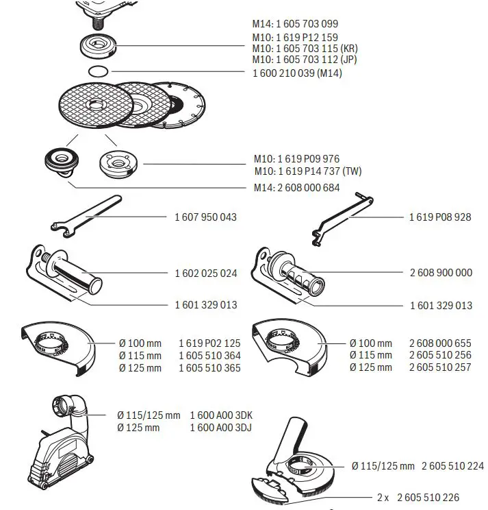 BOSCH GWS 18V-10 Professional Grinder Instructions - How to use