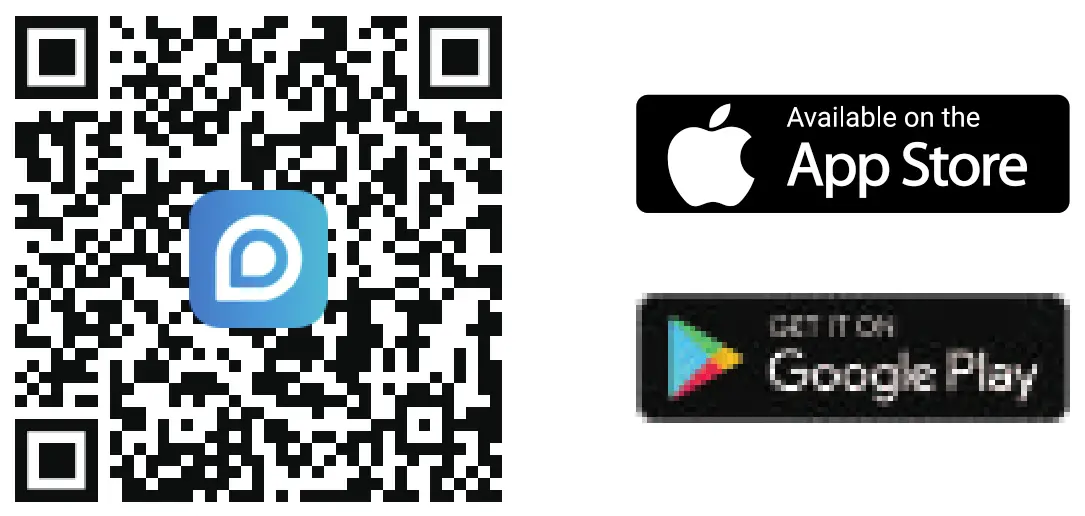 reolink E1 rotatable IP camera - qr