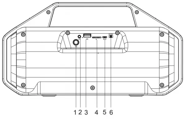 JVC RV-N120BA Portable Bluetooth Speaker - Product Overview