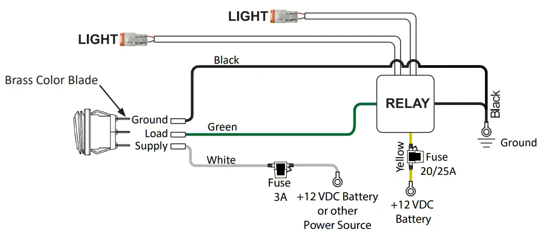 KC-HiLiTES-6315-Relay-Wiring-Harness-Kit-FIG1