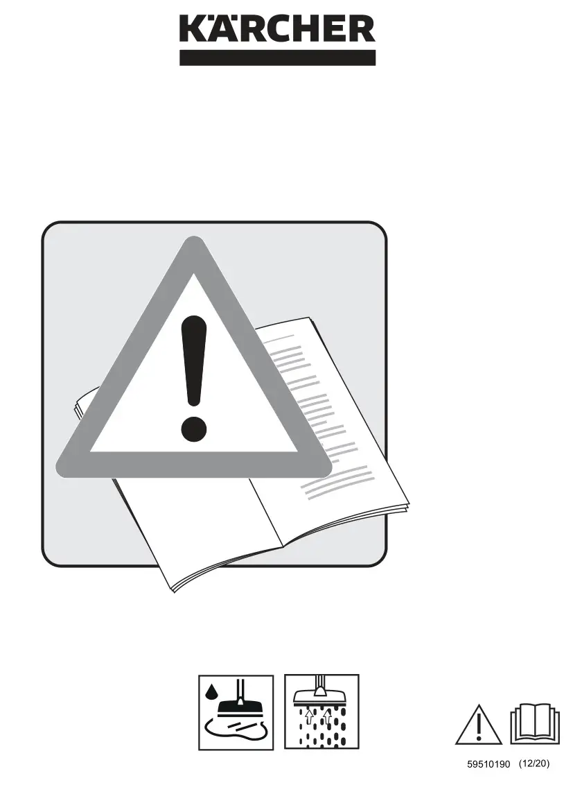 KARCHER WD 5 Dry Vacuum Cleaner Instructions