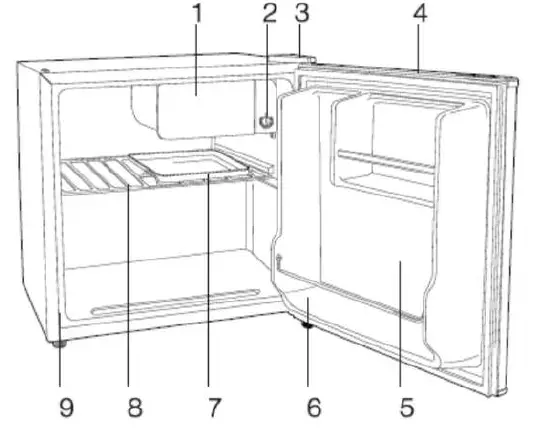 COOKOLOGY-MFR45-Series-Table-Top-Fridge-FIG-1
