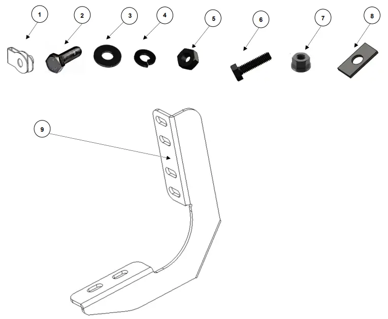 GO RHINO V3418087T Vertex V3 Series Side Step &amp Bracket Kit - INSTALLATION INSTRUCTIONS