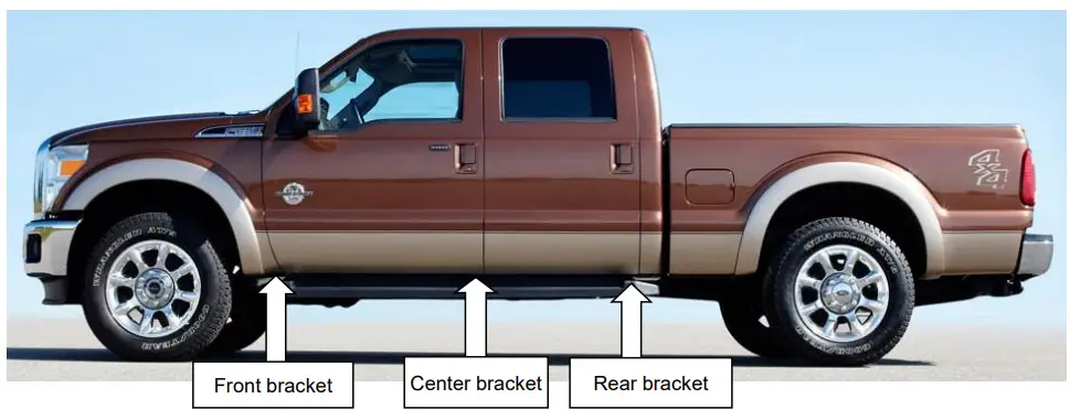GO RHINO V3418087T Vertex V3 Series Side Step &amp Bracket Kit - installation uses