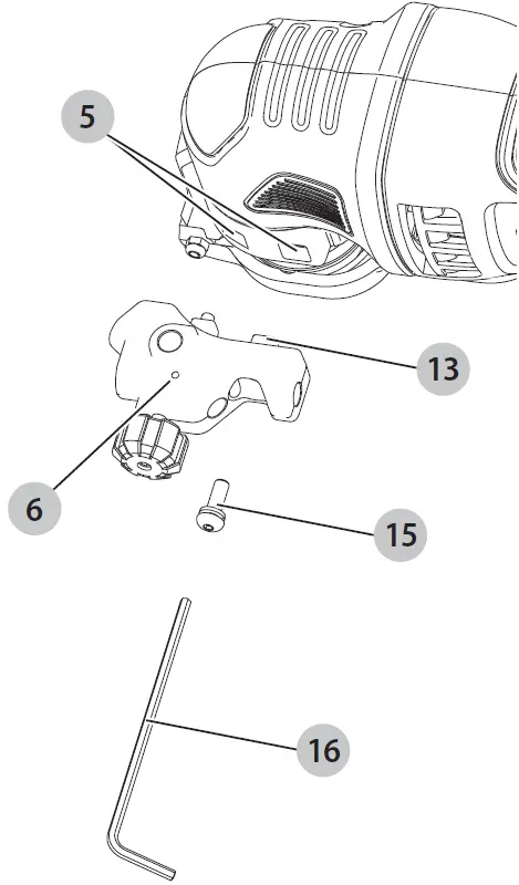 DEWALT DWE315 Oscillating Multi-Tool Kit 07