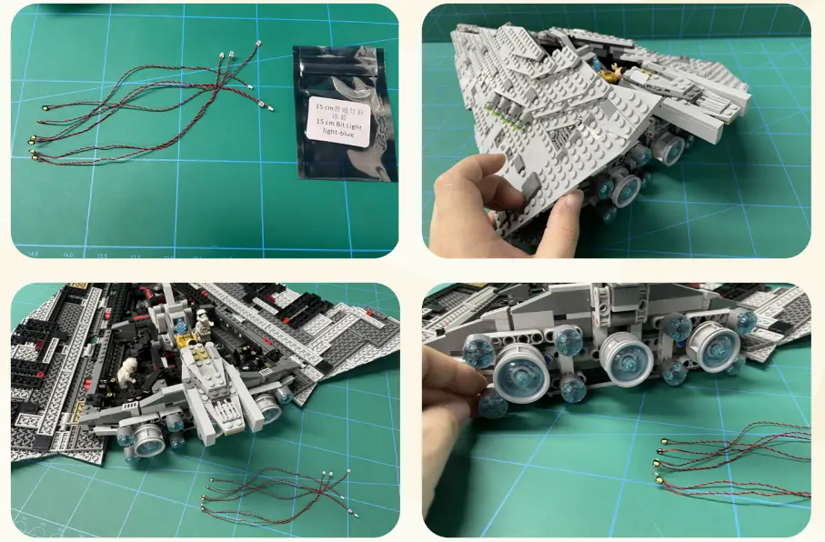 GAME OF BRICKS 75190 Light Kit for First Order Star Destroyer-fig1