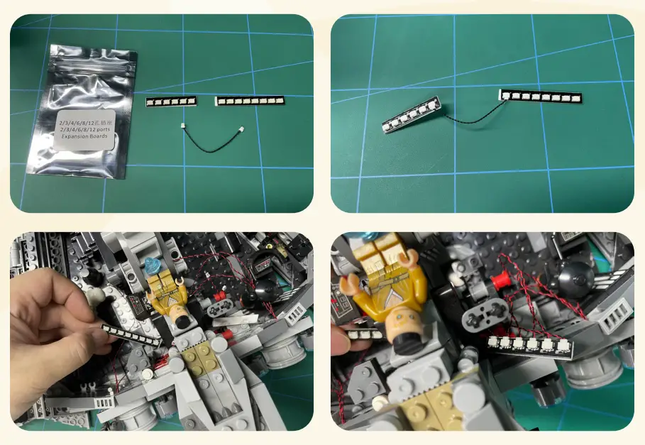 GAME OF BRICKS 75190 Light Kit for First Order Star Destroyer-fig10