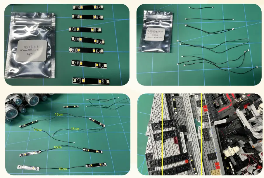 GAME OF BRICKS 75190 Light Kit for First Order Star Destroyer-fig13