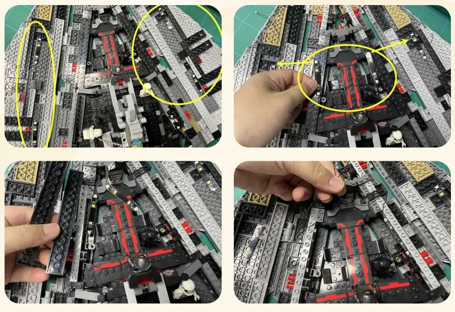 GAME OF BRICKS 75190 Light Kit for First Order Star Destroyer-fig14