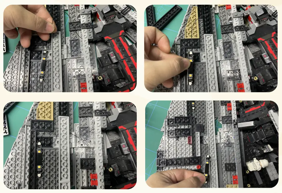 GAME OF BRICKS 75190 Light Kit for First Order Star Destroyer-fig15