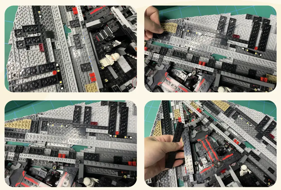 GAME OF BRICKS 75190 Light Kit for First Order Star Destroyer-fig16