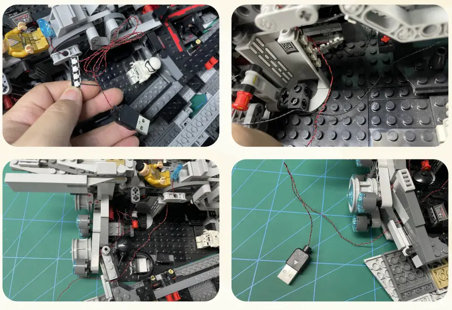 GAME OF BRICKS 75190 Light Kit for First Order Star Destroyer-fig21