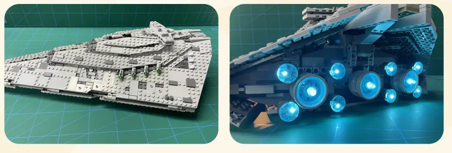 GAME OF BRICKS 75190 Light Kit for First Order Star Destroyer-fig22