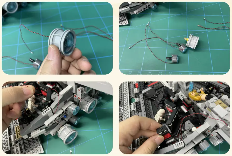 GAME OF BRICKS 75190 Light Kit for First Order Star Destroyer-fig4