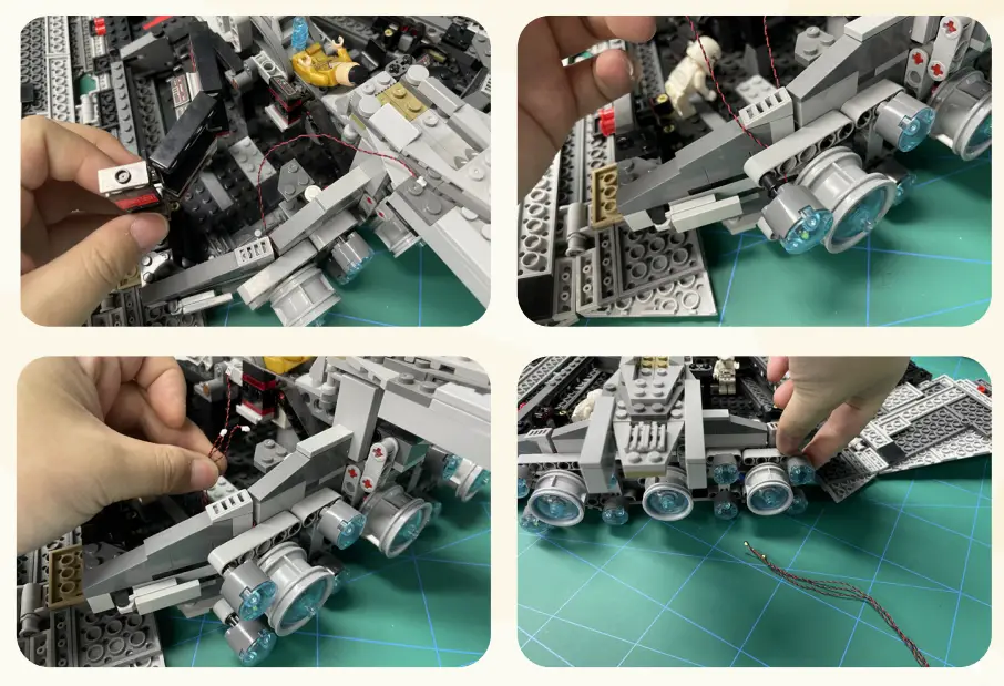 GAME OF BRICKS 75190 Light Kit for First Order Star Destroyer-fig5