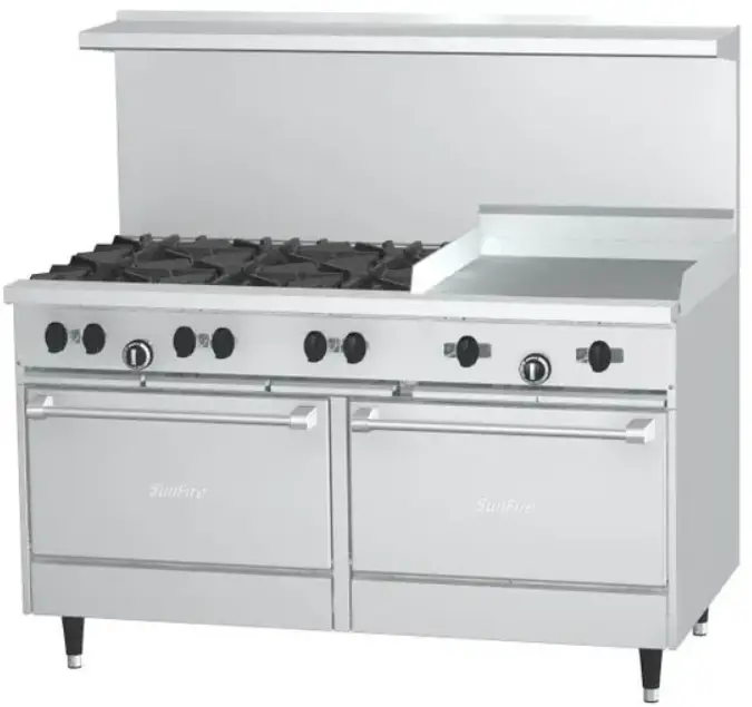 SUNFIRE X SERIES Gas Restaurant Ranges