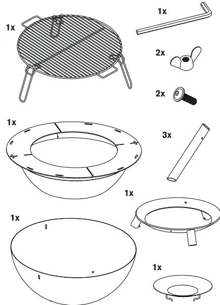 ESPEGARD 7765 Fire Pan Clear Premium 60B-FIG3