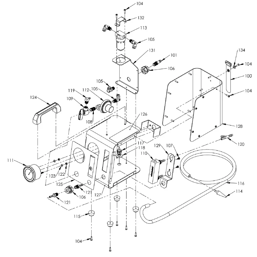 FLO-DYNAMICS LPLT-100 EV Battery Pack Leak Tester 4