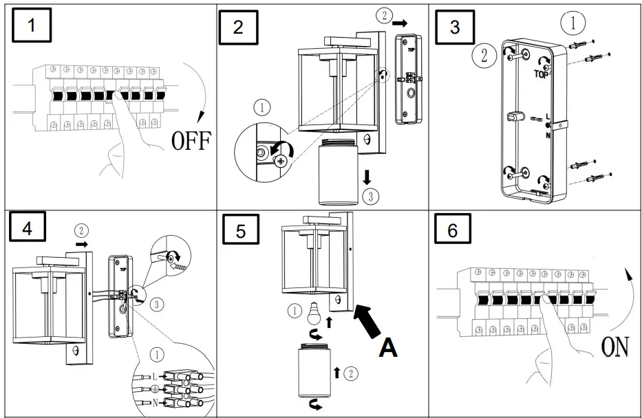 TRIO 212069142 Wall Lamp-fig2