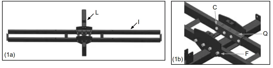 BLACKWIDOW MCC 500 F Steel Motorcycle Carrier - ASSEMBLY