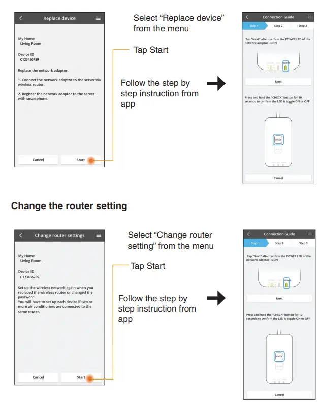 Panasonic CZ-TACG1 Network Adaptor Controller fig 10