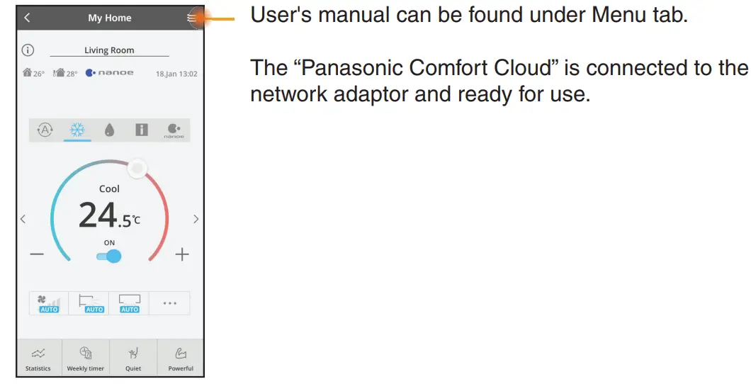 Panasonic CZ-TACG1 Network Adaptor Controller fig 14