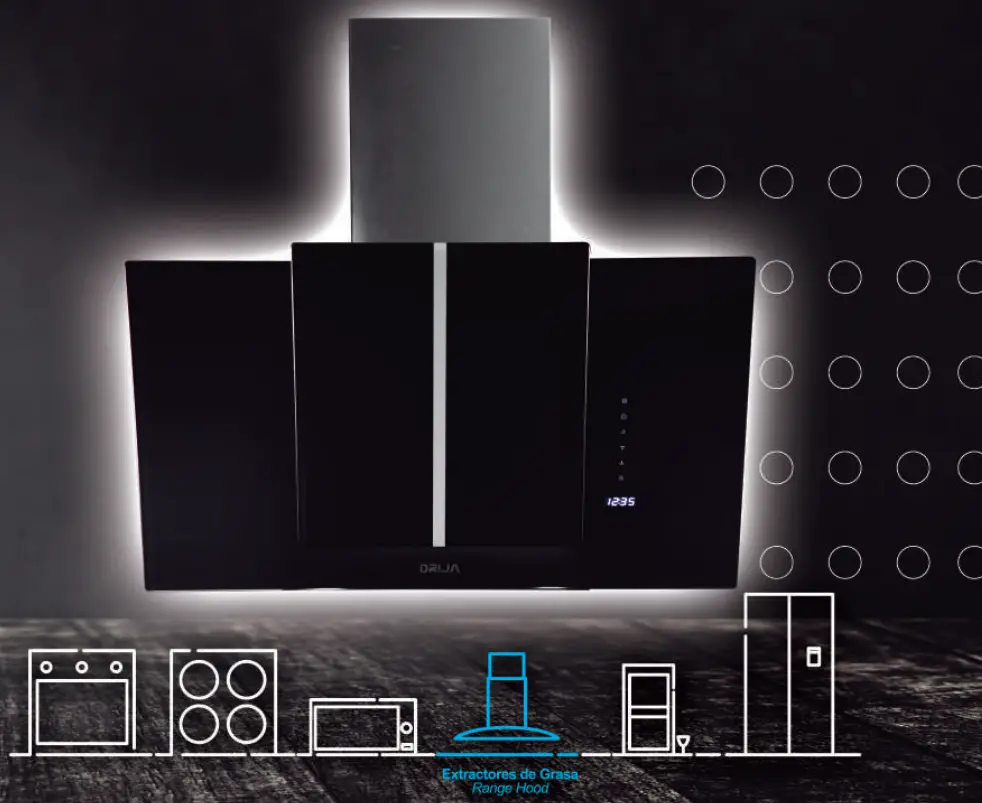 DRIJA Vetro 76 Professional Range Hood